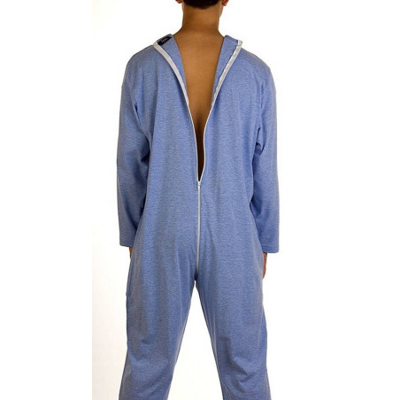 Pigiama per anziani disabili aperto con cerniera posteriore 1004