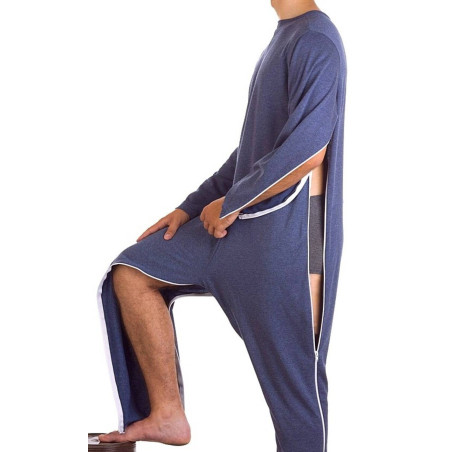 Pigiama tuta anziani disabili totalmente apribile art.1014