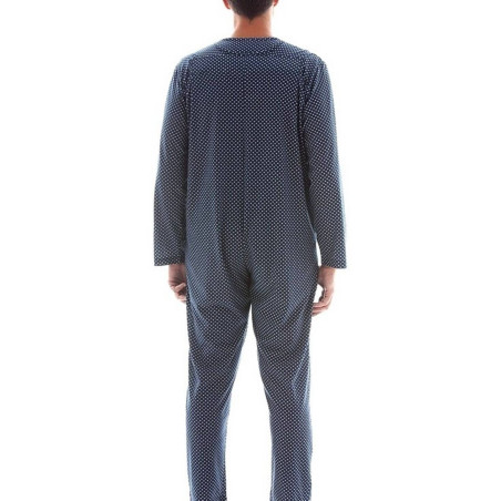 Pigiama per anziani disabili apribile con velcro  art.1038