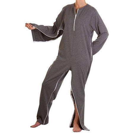 Pigiama tuta anziani disabili totalmente apribile art.1013