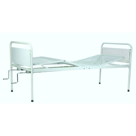 Letto per degenza pieghevole a due manovelle art.ParaL6