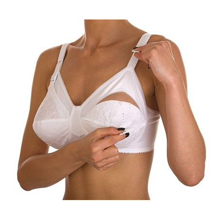 Reggiseno allattamento cotone sangallo art.600