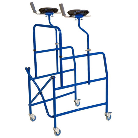 Deambulatore pieghevole con appoggi antibrachiali art.ParaDE1