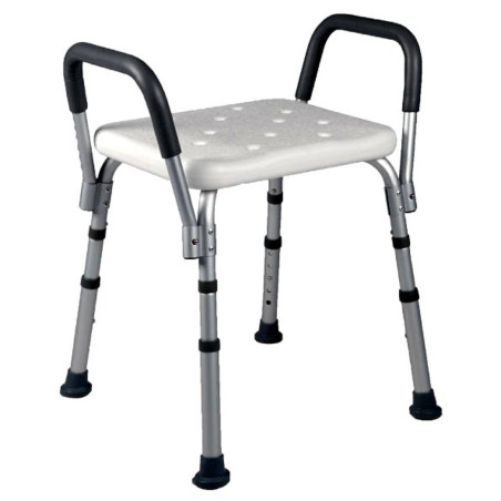 Sgabello doccia braccioli estraibili art.ParaBA43