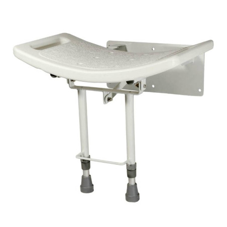 Sedile da parete per doccia con gambe art.ParaBA35
