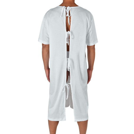 Camice unisex aperto lato posteriore con chiusura laccetti art.1031