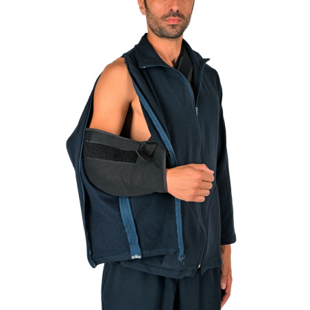 Maglia uomo aperta cerniere spalla-fianchi art.1018-4zip