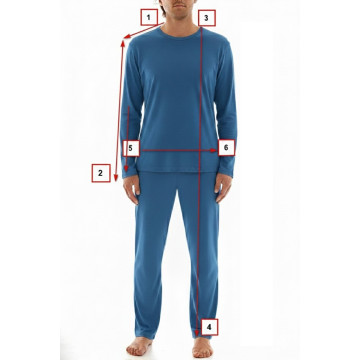 Come prendere le misure per il pigiama sanitario da uomo - Qualità e cura Made in Italy
