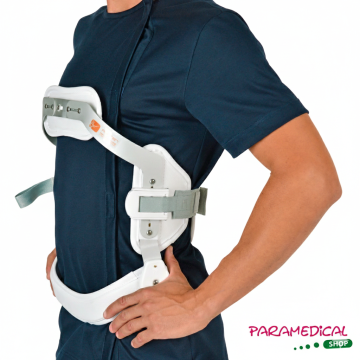 Struttura tecnica laterale sinistra di un tutore per iperestensione della colonna - ParamedicalShop