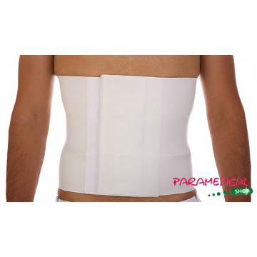 Fascia addominale post operatoria bianca uomo