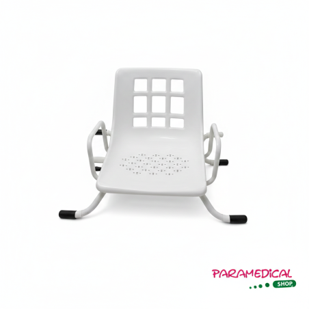 Sedia girevole telaio in acciaio rivestimento in plastica art.ParaBA17